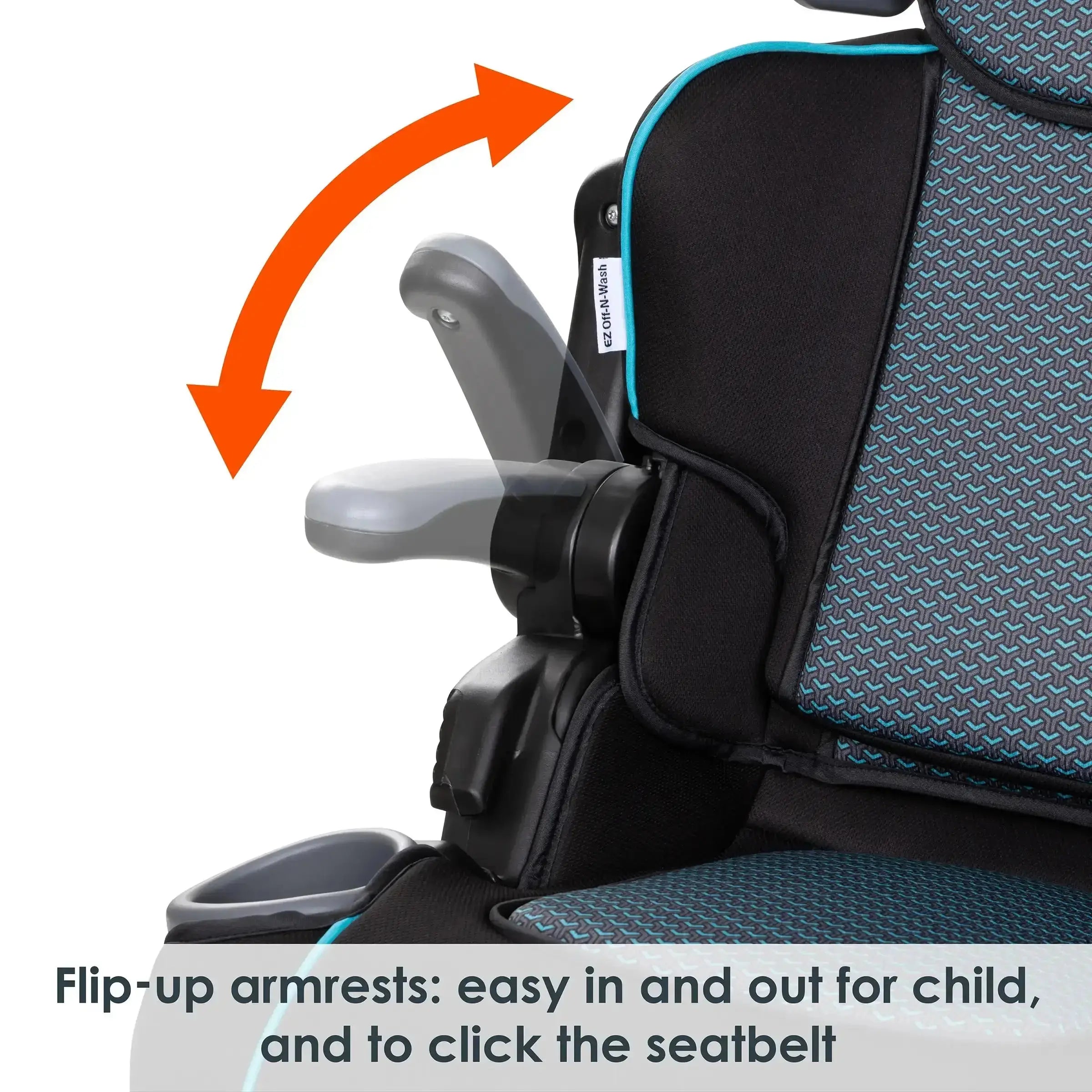 PROtect 2-in-1 Folding Booster Car Seat for Kids - Convertible High Back & Backless Car Seat for Travel & School - Safe & Portable for Toddlers 3-12 Years Old