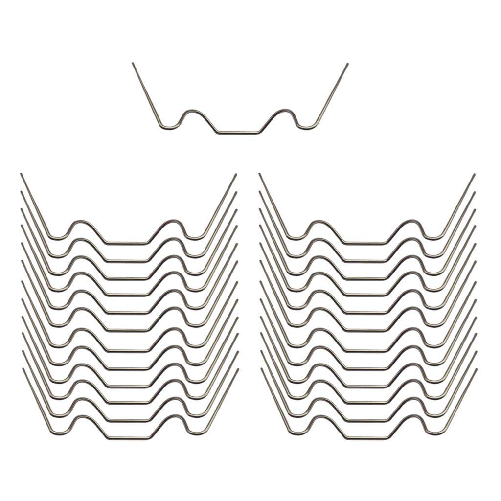 Stainless Steel Glazing Clips - 100pcs for Greenhouse Glass Panes - Secure Fixing for Greenhouses & Windows