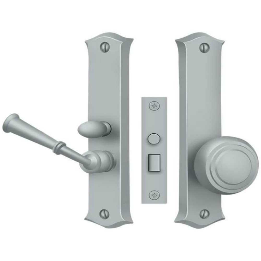 Deltana SDL688U26D Classic Storm Door Latch Mortise Lock in Brushed Chrome - Secure Entry Door Lock for Homes & Patios | Weatherproof & Durable Exterior Door Hardware