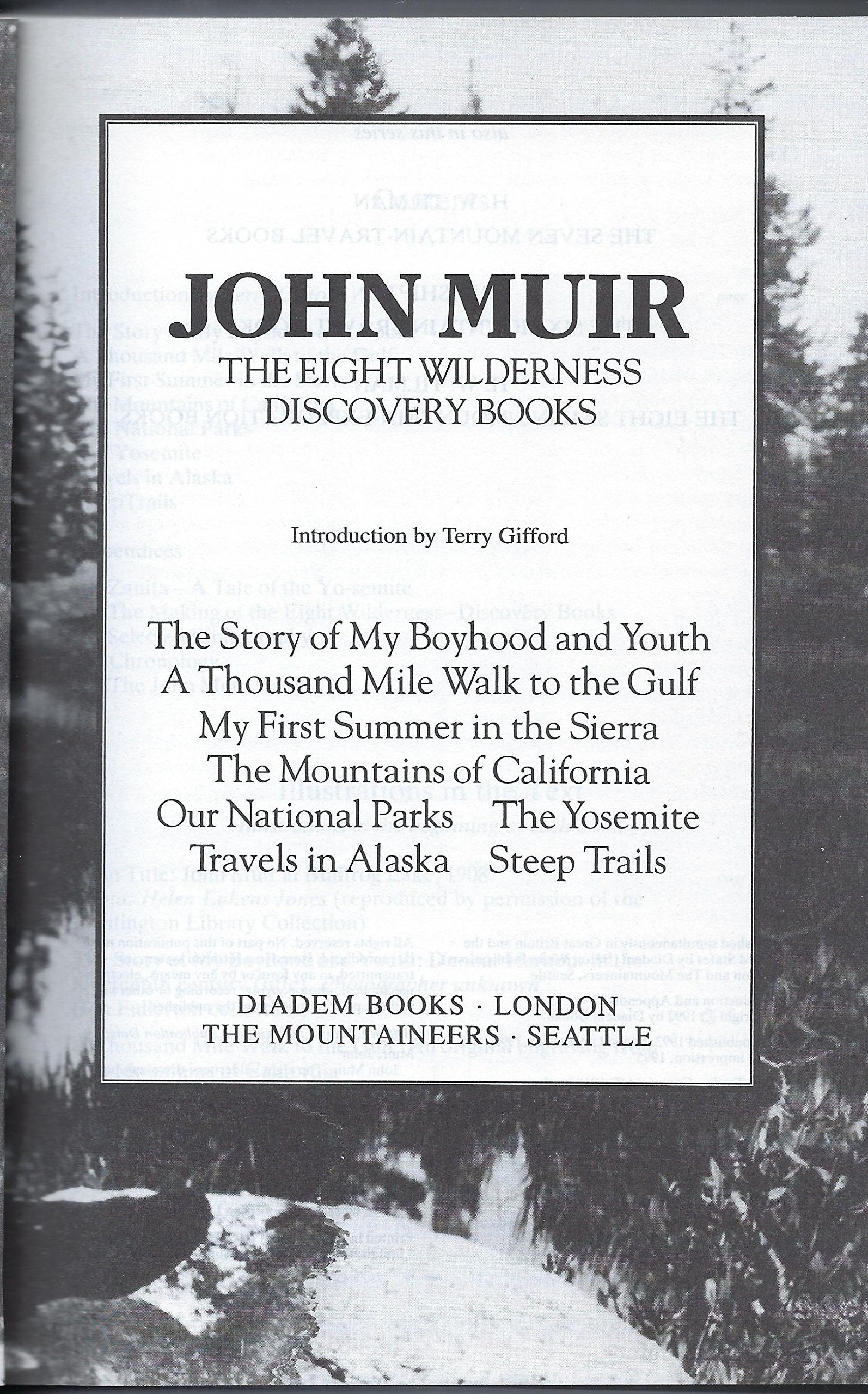 John Muir: The Eight Wilderness Discovery Books - Classic Nature Exploration & Adventure Collection for Hiking, Camping & Outdoor Enthusiasts