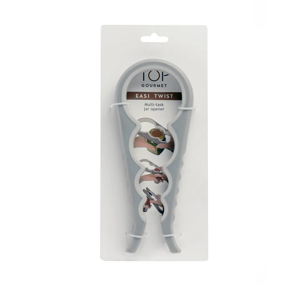 Easy Twist Jar & Bottle Opener - Effortless Kitchen Tool for Stubborn Lids - Perfect for Home, Camping & Elderly Use