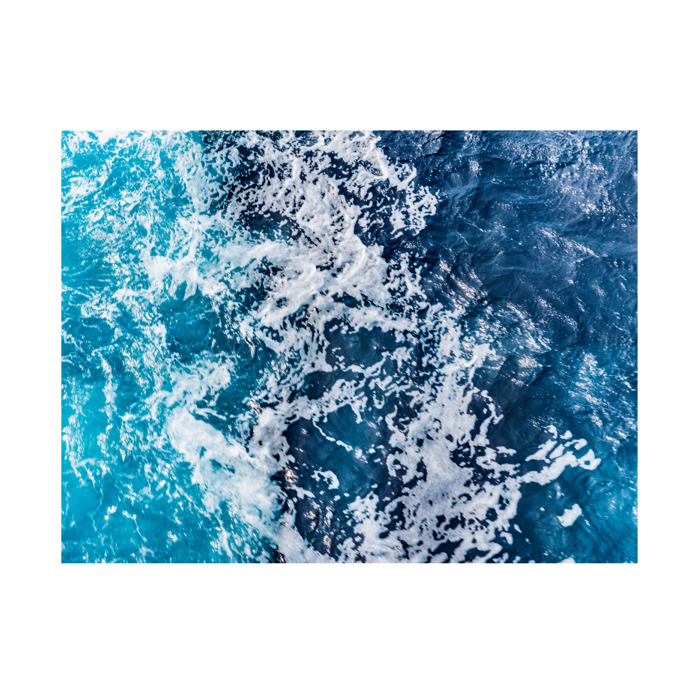 Trademark Fine Art 'Turbulent Tasman Sea V' Canvas Wall Art Print by Eva Bane - Ocean Wave Painting for Coastal Home Decor, Living Room, Office & Bedroom