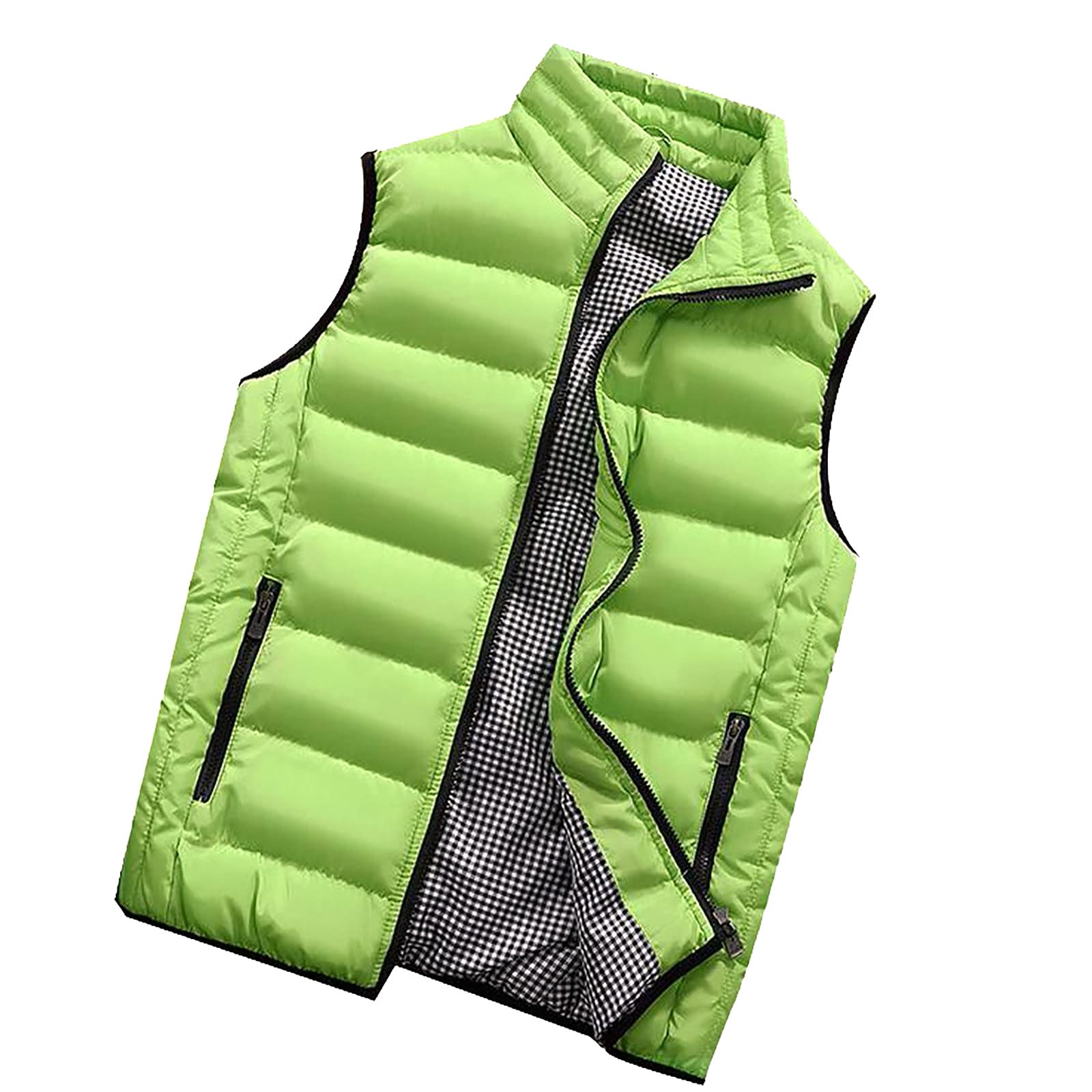 Men's Winter Padded Cotton Hooded Jacket - Warm Insulated Vest Coat for Cold Weather | Outdoor Hiking, Camping & Daily Wear