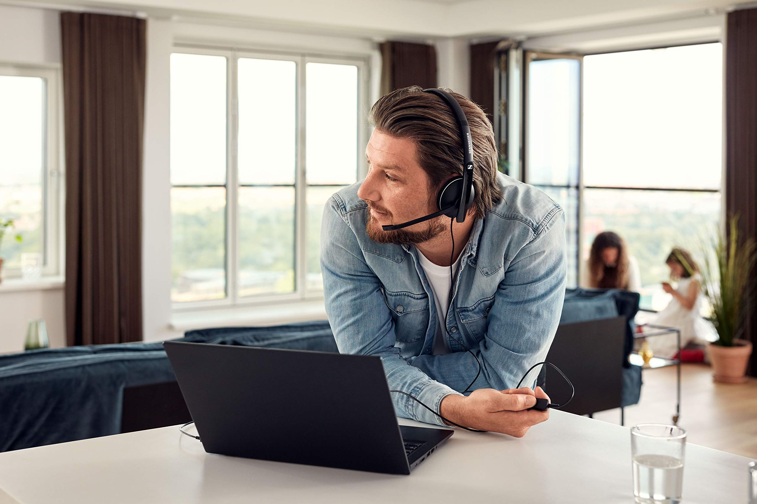 Sennheiser PC 8.2 CHAT Wired USB Gaming Headset with Noise Cancelling Microphone - Foldable Mic, Call Control & High Comfort for PC, Laptop - Perfect for Online Classes, Remote Work & Casual Gaming (Renewed)