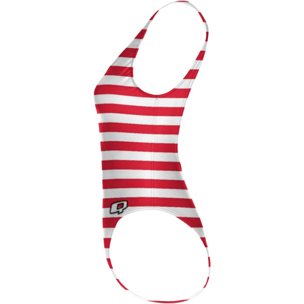 Stars and Stripes High Hip One Piece Swimsuit for Women - American Flag Print Bathing Suit - Perfect for Beach, Pool Party & 4th of July Celebrations