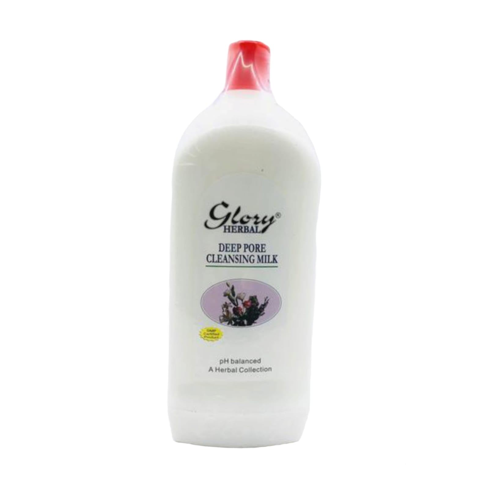 GLORY HERBAL Deep Pore Cleansing Milk - 1000ml Facial Cleanser for Acne Prone & Oily Skin | Gentle Daily Face Wash for Deep Cleansing & Blackhead Removal | Perfect for Morning & Night Skincare Routine