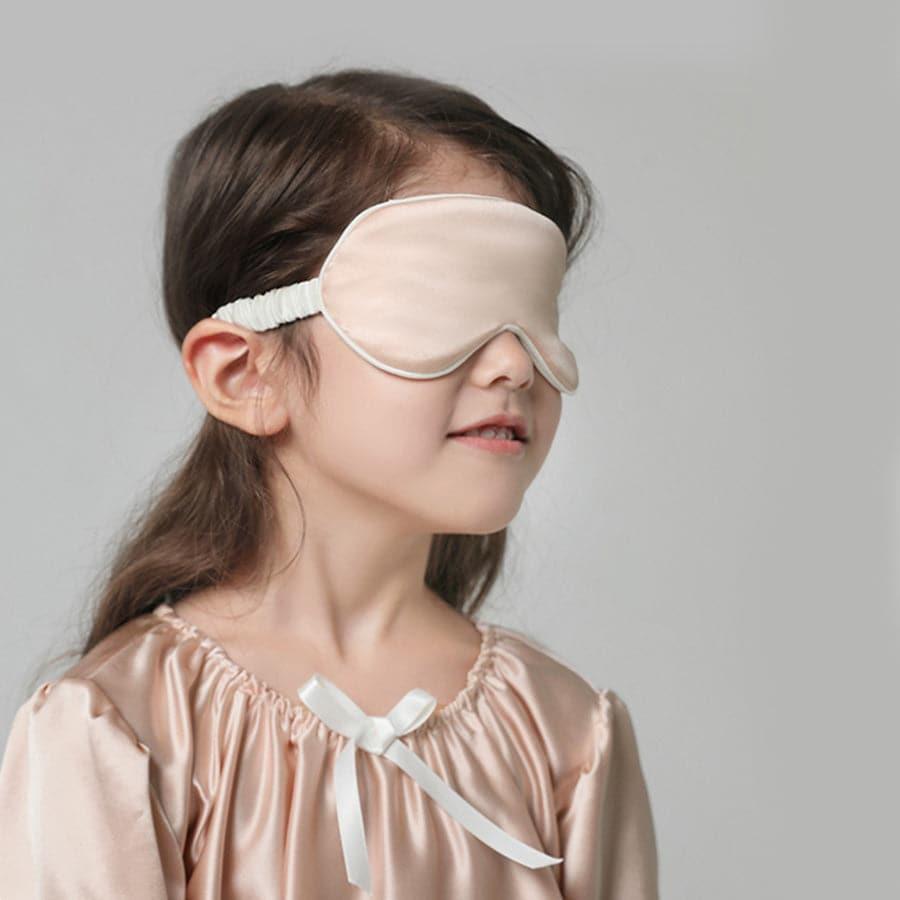Luxury Baby Silk Sleep Eye Mask for Women & Men - Soft & Breathable for Travel, Nap & Night Sleep - Blackout & Light Blocking for Better Rest
