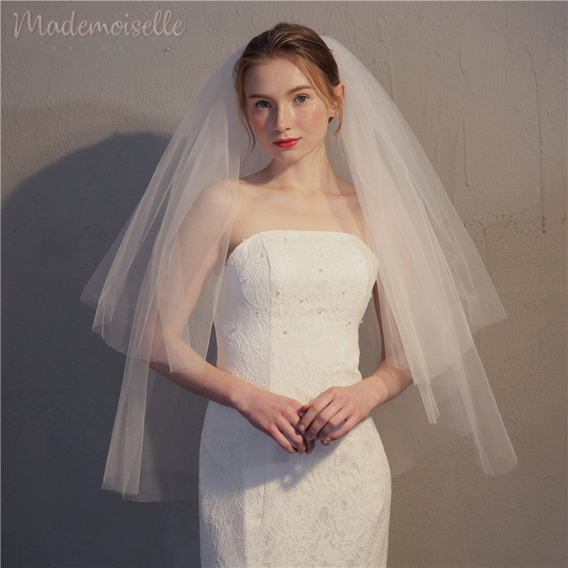 Dorathy Veil - Elegant Wedding Veil for Brides | Perfect for Church Ceremonies, Outdoor Weddings & Photo Shoots