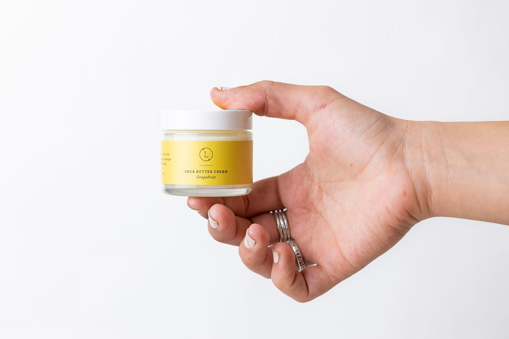 CBD Grapefruit Shea Butter Body Cream - THC Free Moisturizing Lotion for Dry Skin - Hydrating & Nourishing Body Care for Relaxation & Self-Care Routine