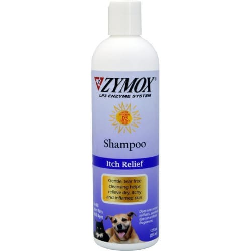 Zymox Enzymatic Pet Shampoo for Dogs & Cats - Itch Relief & Skin Soothing Formula | Helps with Allergies, Hot Spots & Dry Skin | Vet Recommended for Sensitive Skin Care