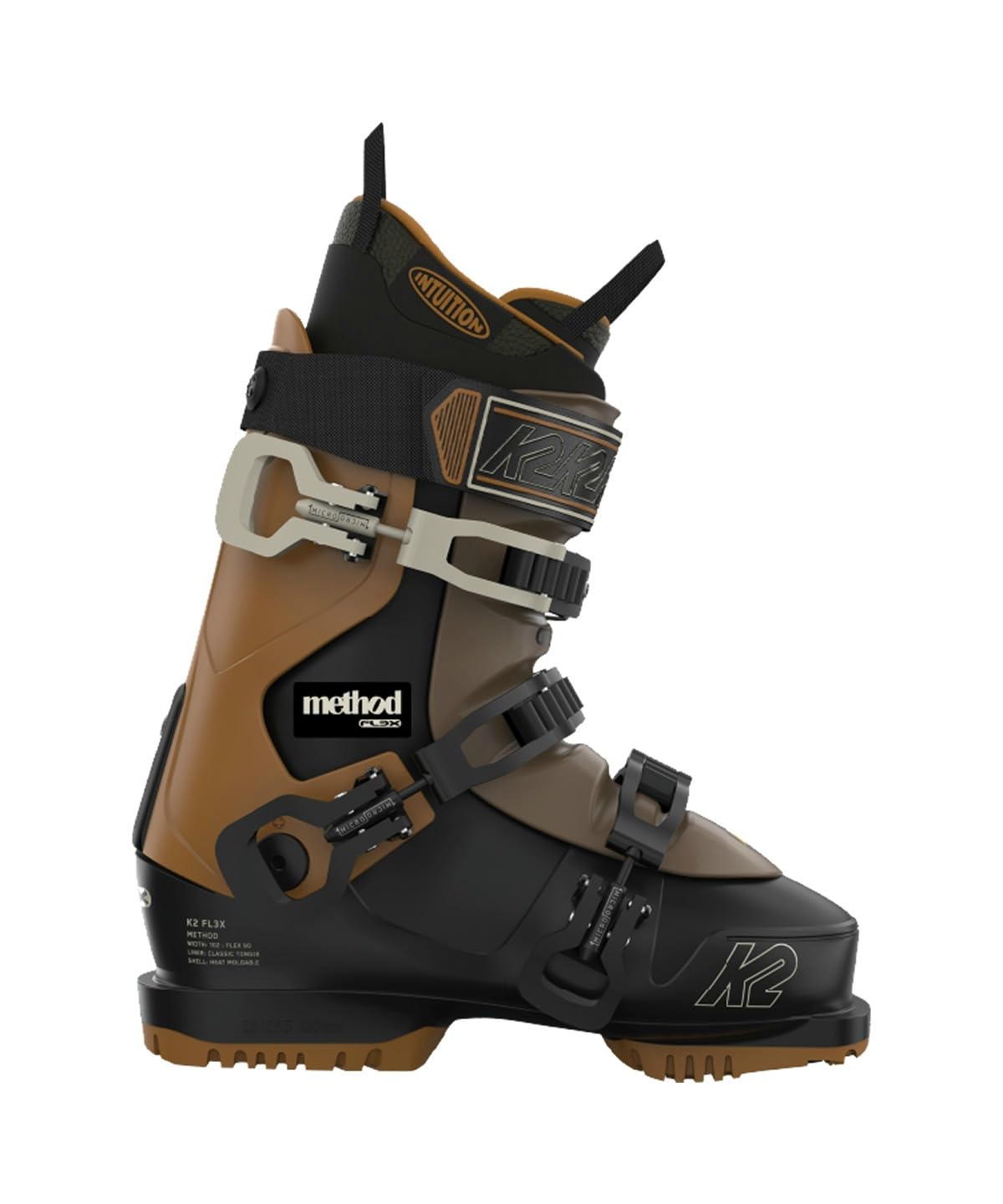 K2 Method Men's Ski Boots - Lightweight, Comfortable & Durable for Alpine Skiing & Snowboarding | Perfect for Downhill Racing & Freestyle Skiing