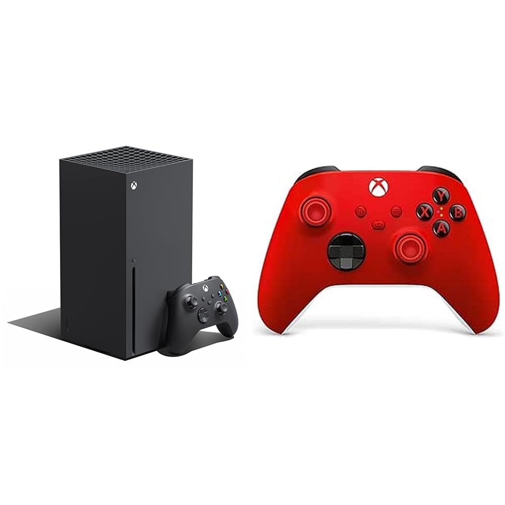 Xbox Series X 1TB with 2 Controllers - Gaming Bundle for Ultimate Play