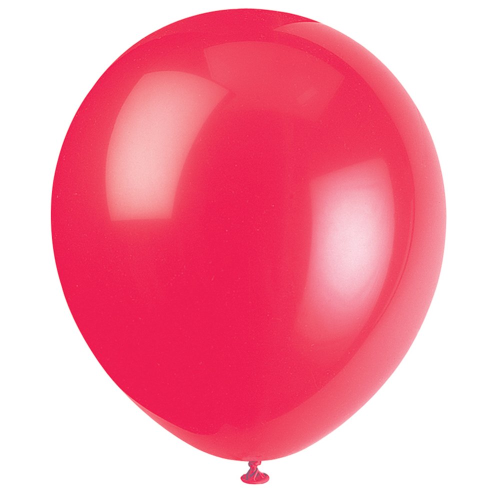 Unique Industries 5-Inch Red Party Decorations - Perfect for Birthday, Wedding & Holiday Celebrations