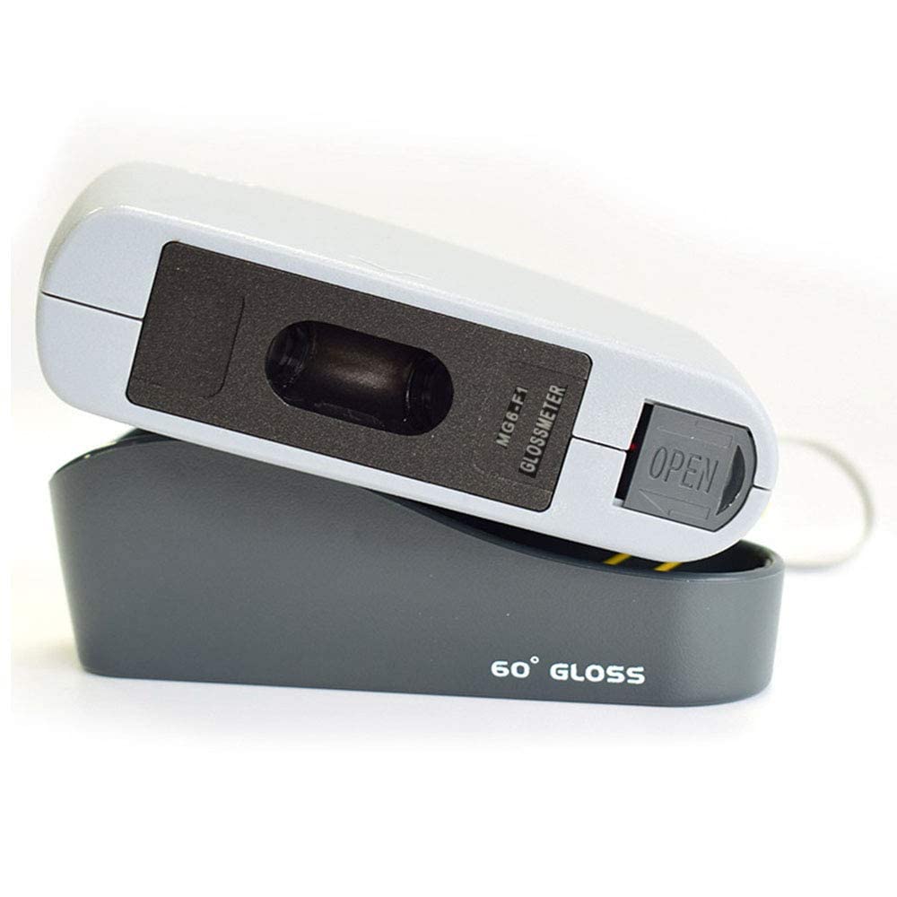 60 Degree Gloss Meter for Paints, Marble, Granite & Plastic - 0.0-199.9GU Range, 0.1GU Resolution | Surface Gloss Tester for Quality Control in Manufacturing & Construction
