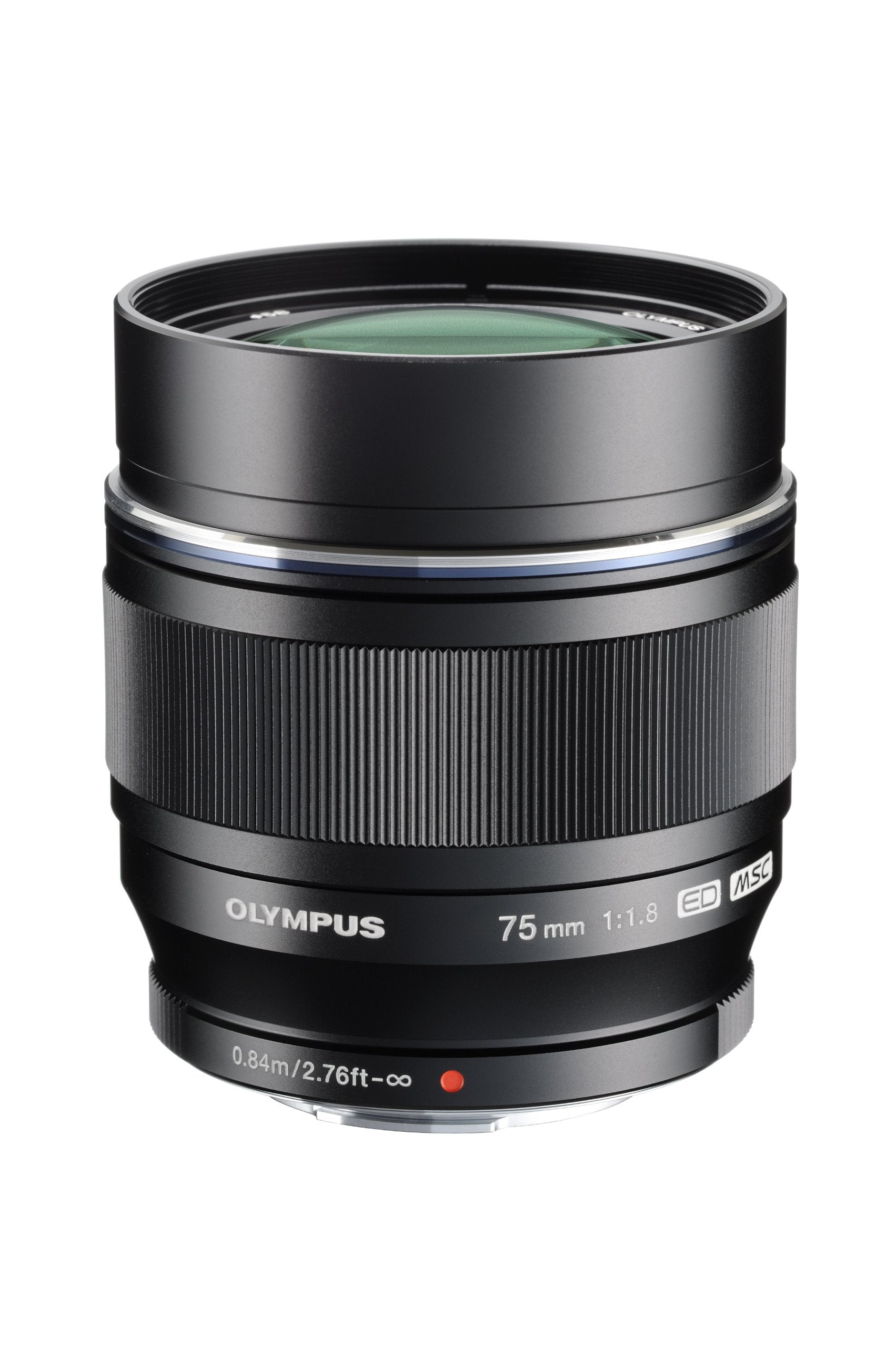 Olympus M.Zuiko Digital ED 75mm f/1.8 Lens for Micro Four Thirds Cameras - Fast f/1.8 Aperture, Black - Perfect for Portrait, Street & Low Light Photography