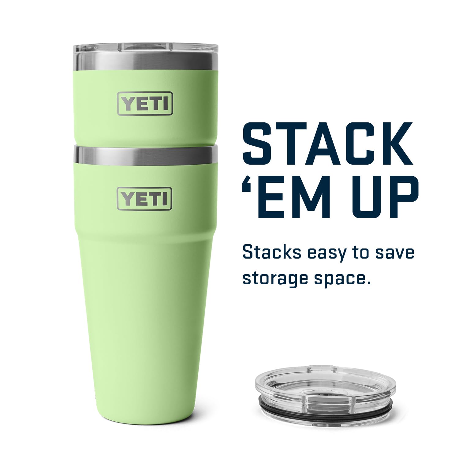 YETI Rambler 30 oz Stainless Steel Vacuum Insulated Tumbler with MagSlider Lid - Stackable, Leakproof Travel Mug for Coffee, Tea & Cold Drinks - Perfect for Camping, Office & Outdoor Adventures