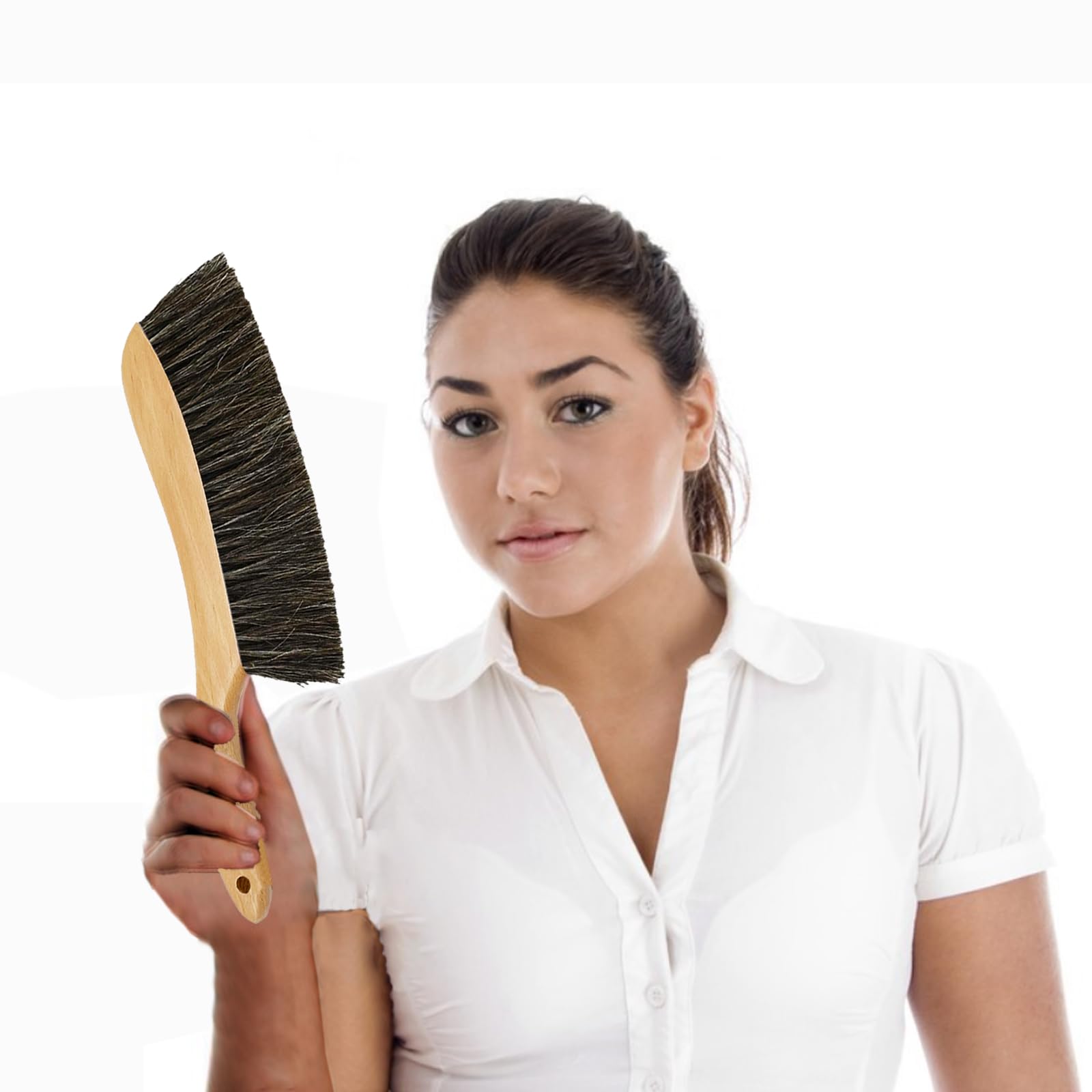 Premium Horse Hair Hand Broom - 14