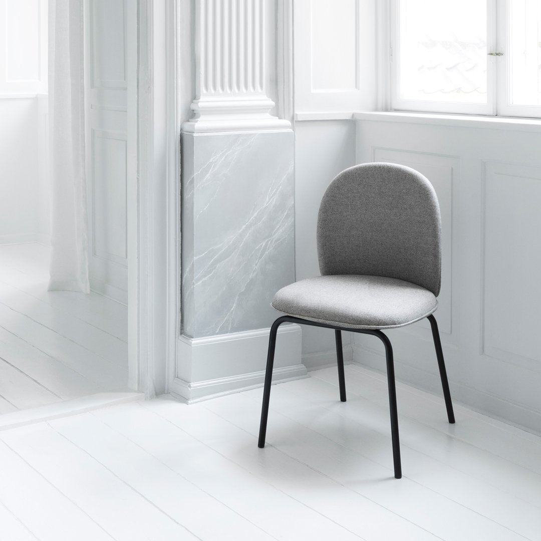 Modern Ace Dining Chair - Sturdy Wooden Kitchen Chair with Upholstered Seat - Perfect for Dining Room, Kitchen, and Home Office Use