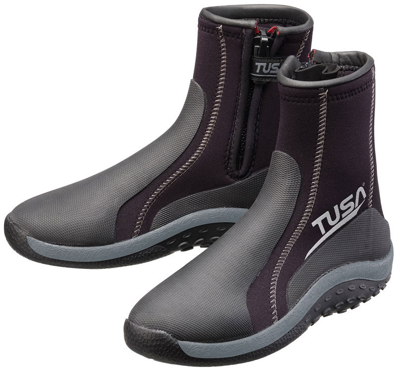 TUSA Hard Sole 5mm Neoprene Dive Boots for Scuba Diving & Snorkeling - Comfortable Thermal Protection for Cold Water Adventures (2024 Model) - Perfect for Underwater Exploration, Beach Activities and Water Sports