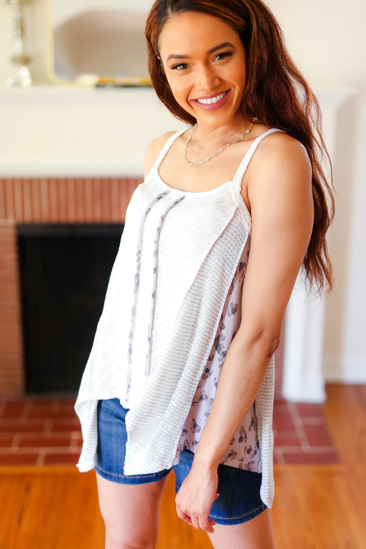 Boho Patchwork Print Halter Tank Top - Stylish Summer Crop Top for Women, Beach Vacation & Music Festival Outfit