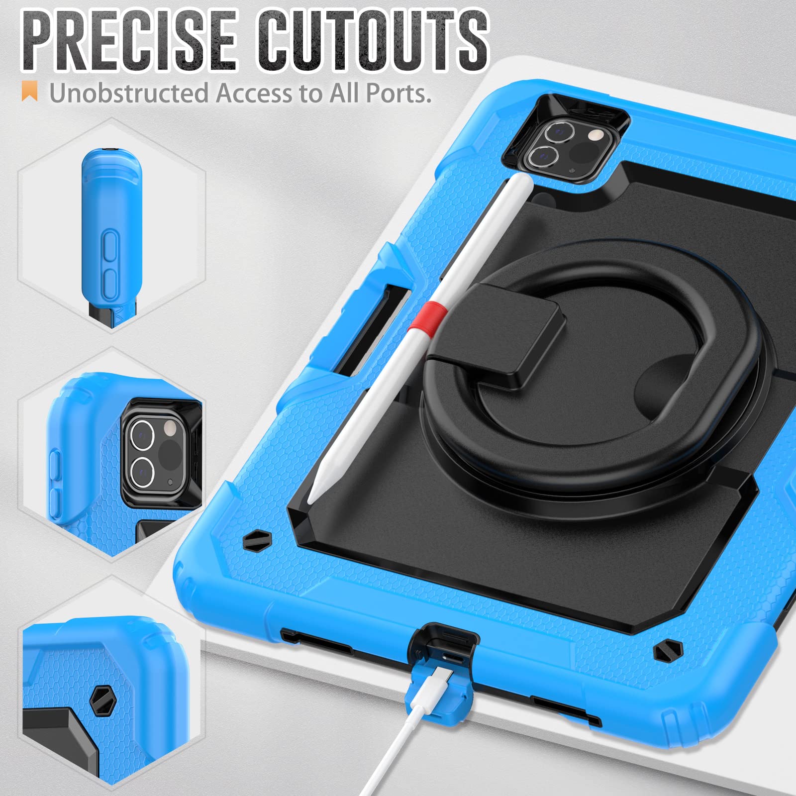**Shockproof Heavy Duty Case for iPad Air 5/Air 4 10.9