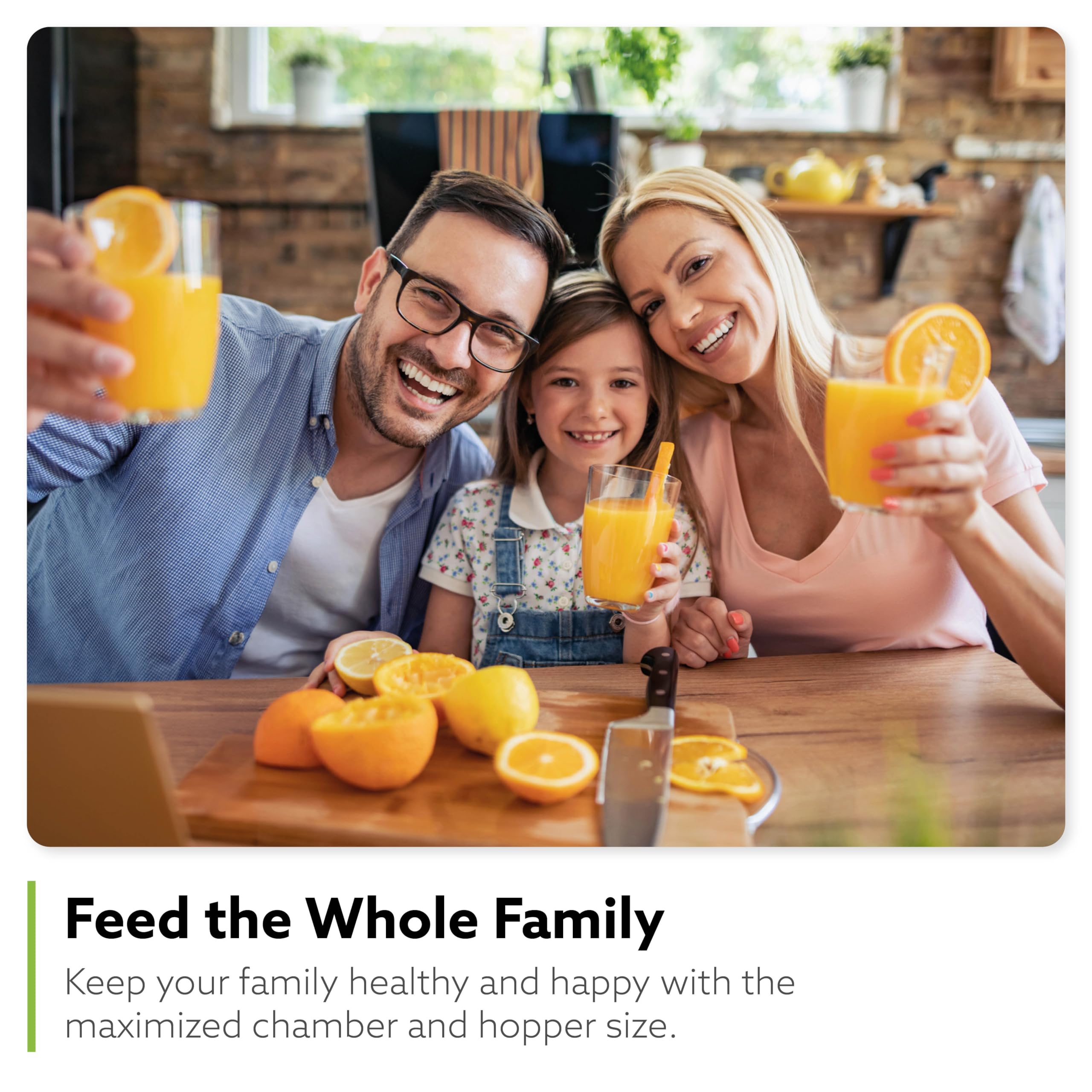 Hurom H400 Easy Clean Slow Juicer - BPA Free Cold Press Masticating Juicer with Hands-Free Operation, Whole Fruit Hopper & Quiet Motor | Perfect for Healthy Juicing at Home, Gym Recovery & Office Wellness