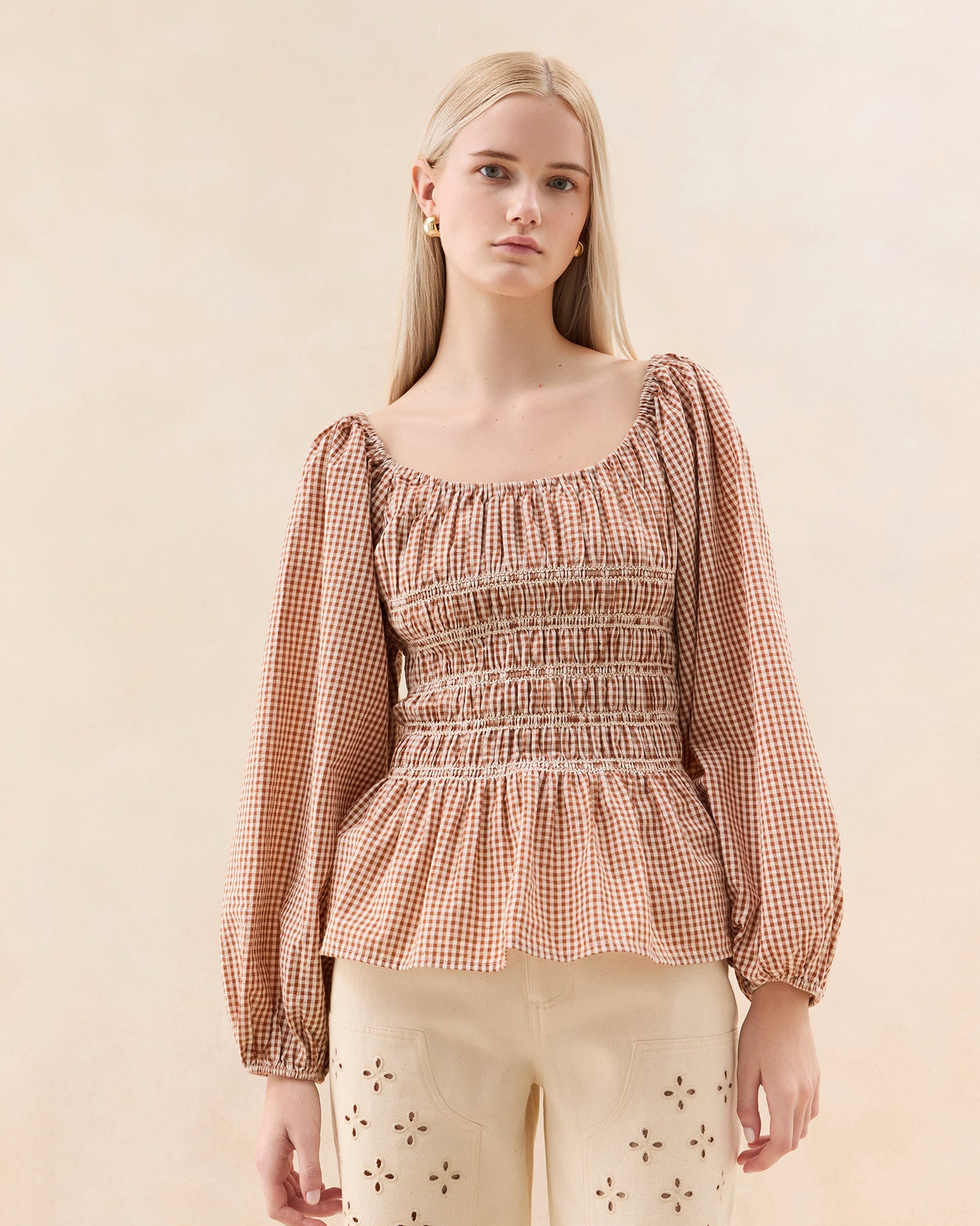 Brown Gingham
