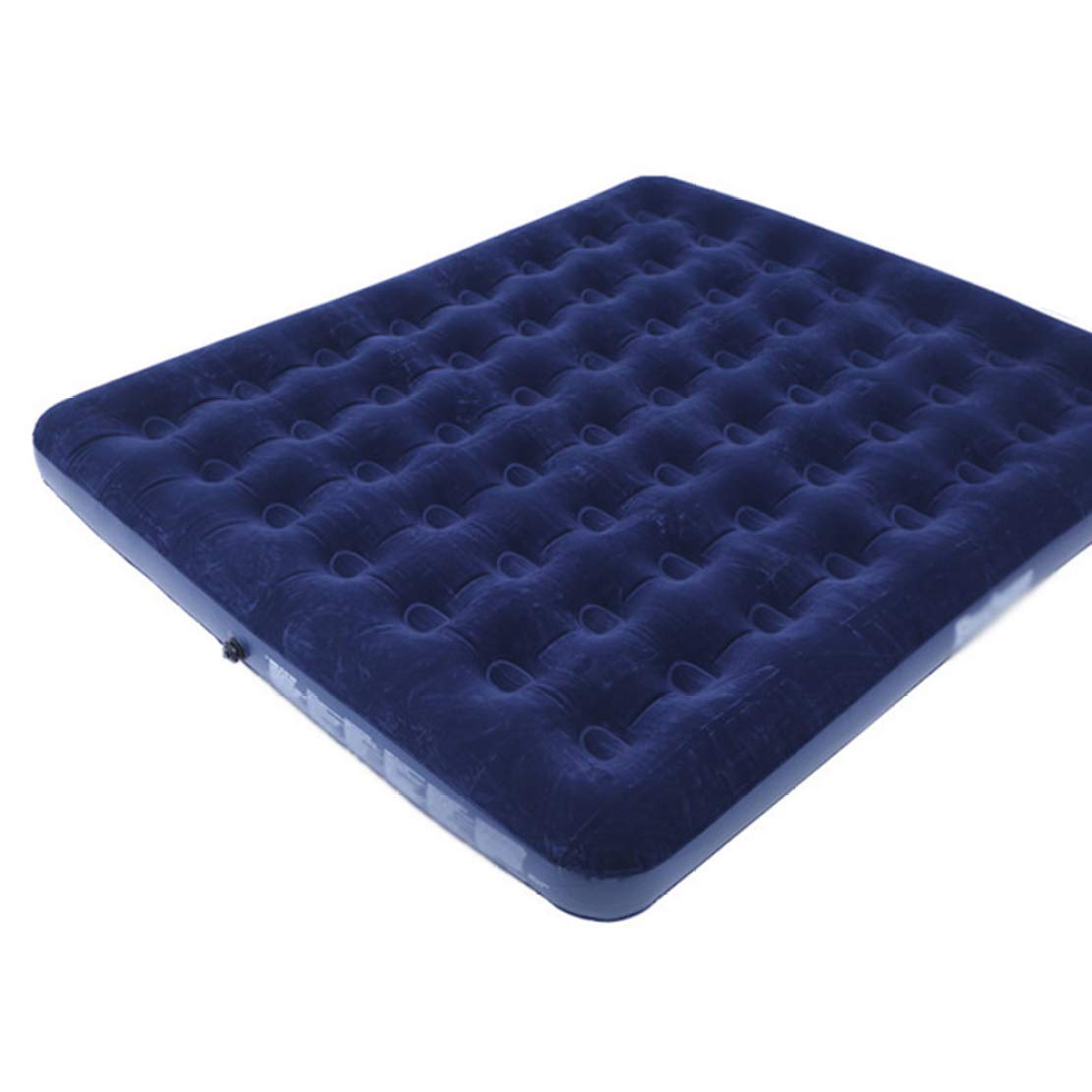 JLDN Inflatable Air Mattress with Flocked Top - King Size Elevated Airbed for Camping, Guest Beds & Home Use - Comfortable Portable Blow Up Bed for Indoor & Outdoor Use