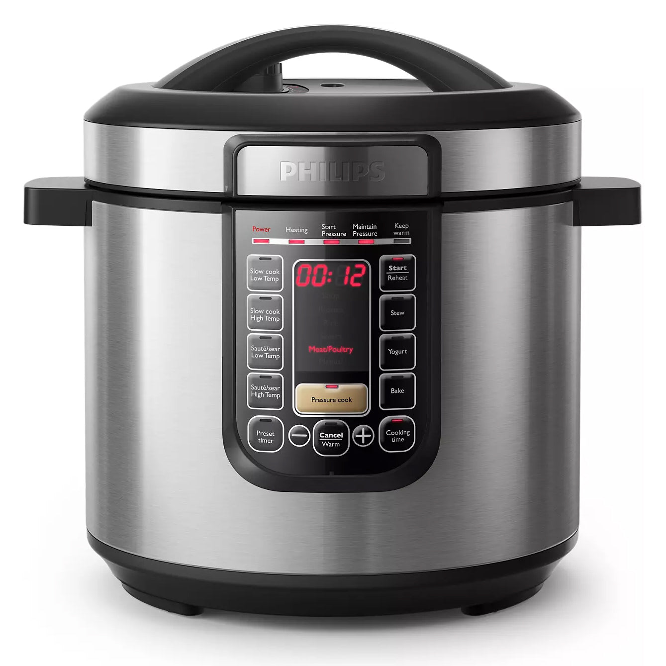 6L All-in-One Multi-Cooker with 10-in-1 Functions - Electric Pressure Cooker, Slow Cooker, Rice Cooker & More - Perfect for Family Meals, Meal Prep & Healthy Cooking