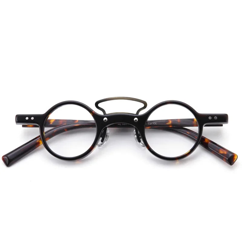 Aror Women's Full Rim Oval Double Bridge Acetate Eyeglasses 56011 - Stylish Reading Glasses for Work, Office & Everyday Fashion