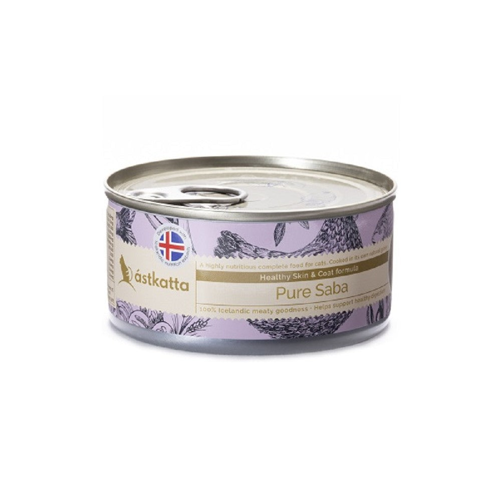 Pure Saba Complete Cat Food Cans - Premium Tuna Flavor for Adult Cats - Perfect for Daily Meals & Special Treats