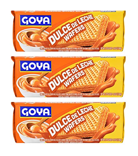 Goya Wafer Snacks 3 Pack - Caramel Flavor | Crispy & Delicious | Perfect for Lunchboxes, Office Snacks & Road Trips