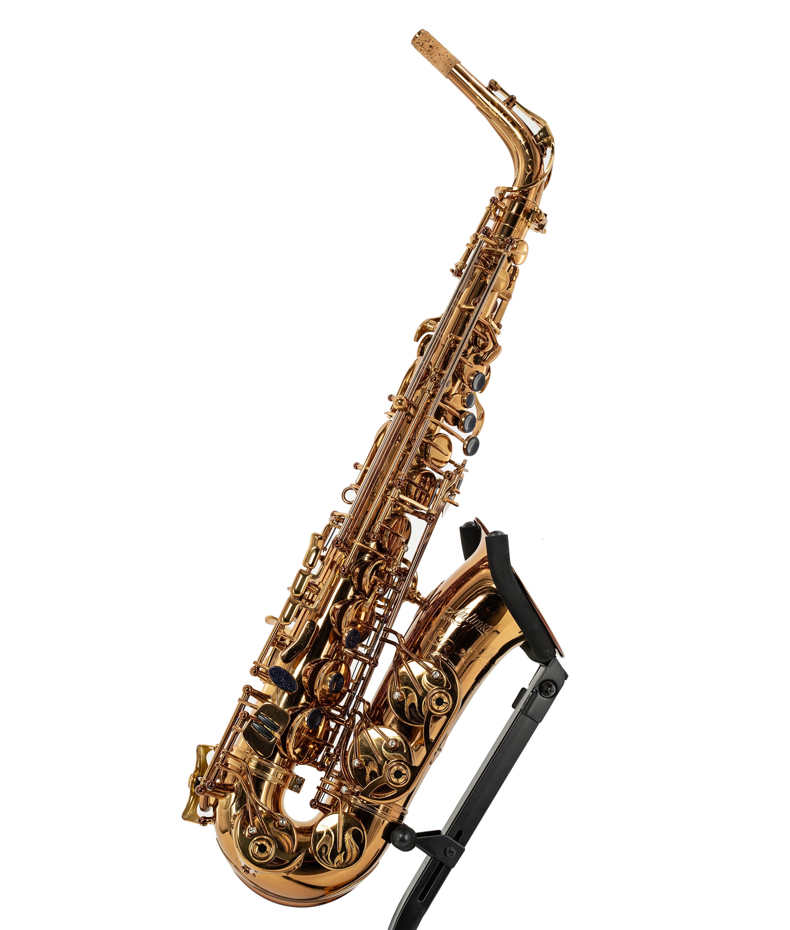Antigua Winds Prototype ProOne AS6200AME Professional Alto Saxophone in Amber Finish - Perfect for Jazz, Concert Band & Solo Performances