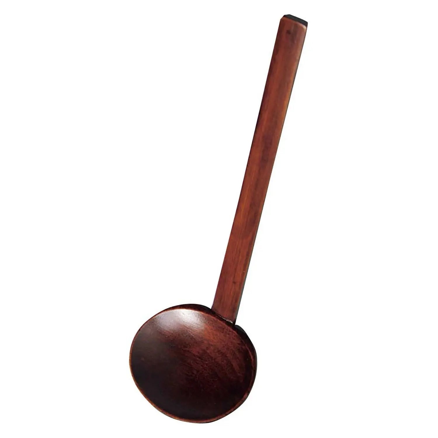 Premium Japanese Horse Chestnut Wooden Ladle - Natural Brown Cooking Spoon for Soup, Stew & Serving - Ideal for Kitchen, Dining & Gifting
