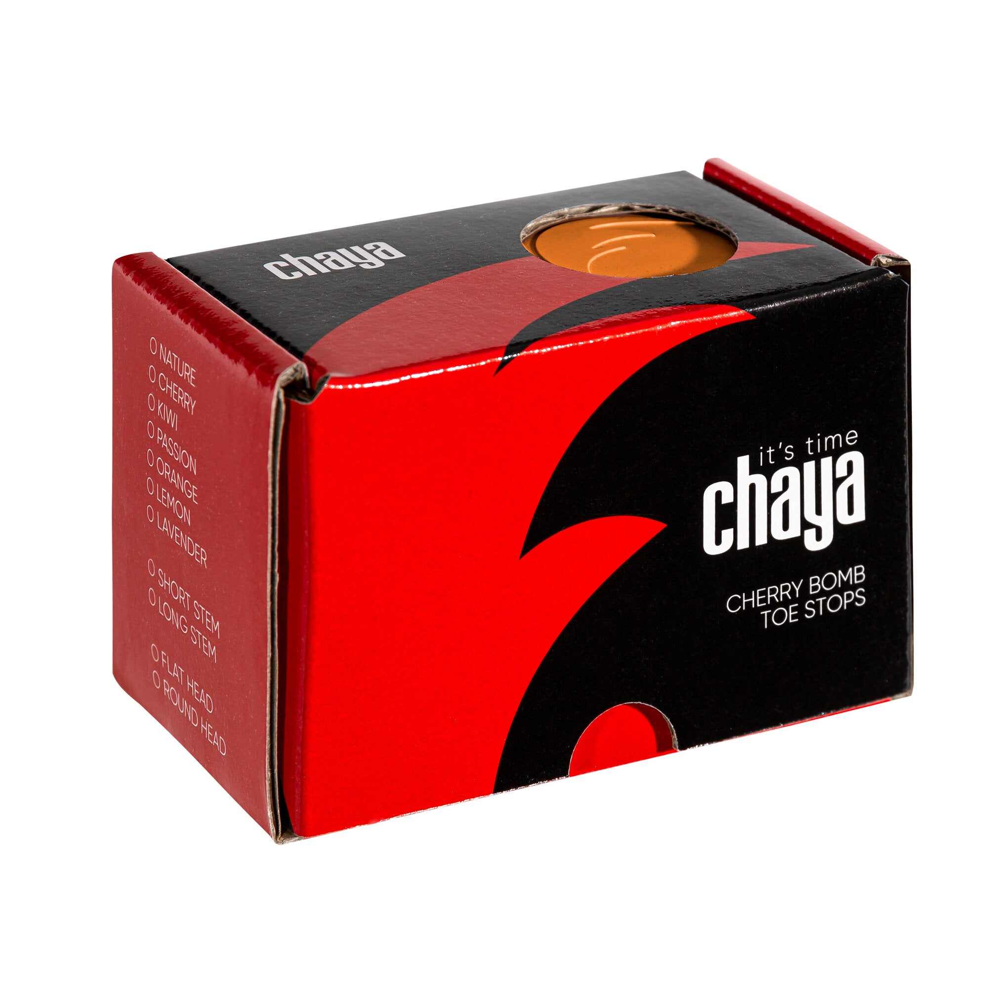 Cherry Bomb Orange Toe Stops for Roller Skates - Perfect for Derby, Dance & Outdoor Skating