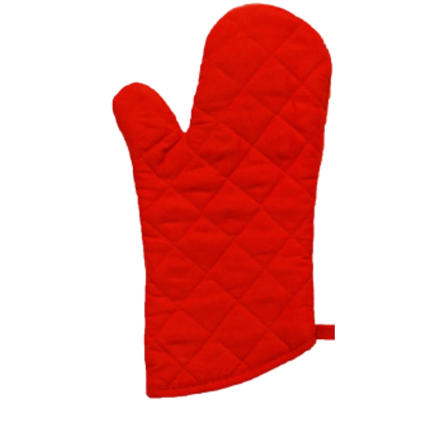 Chef-Themed Kitchen Mitts & Pot Holder Set - Red for Cooking & Baking