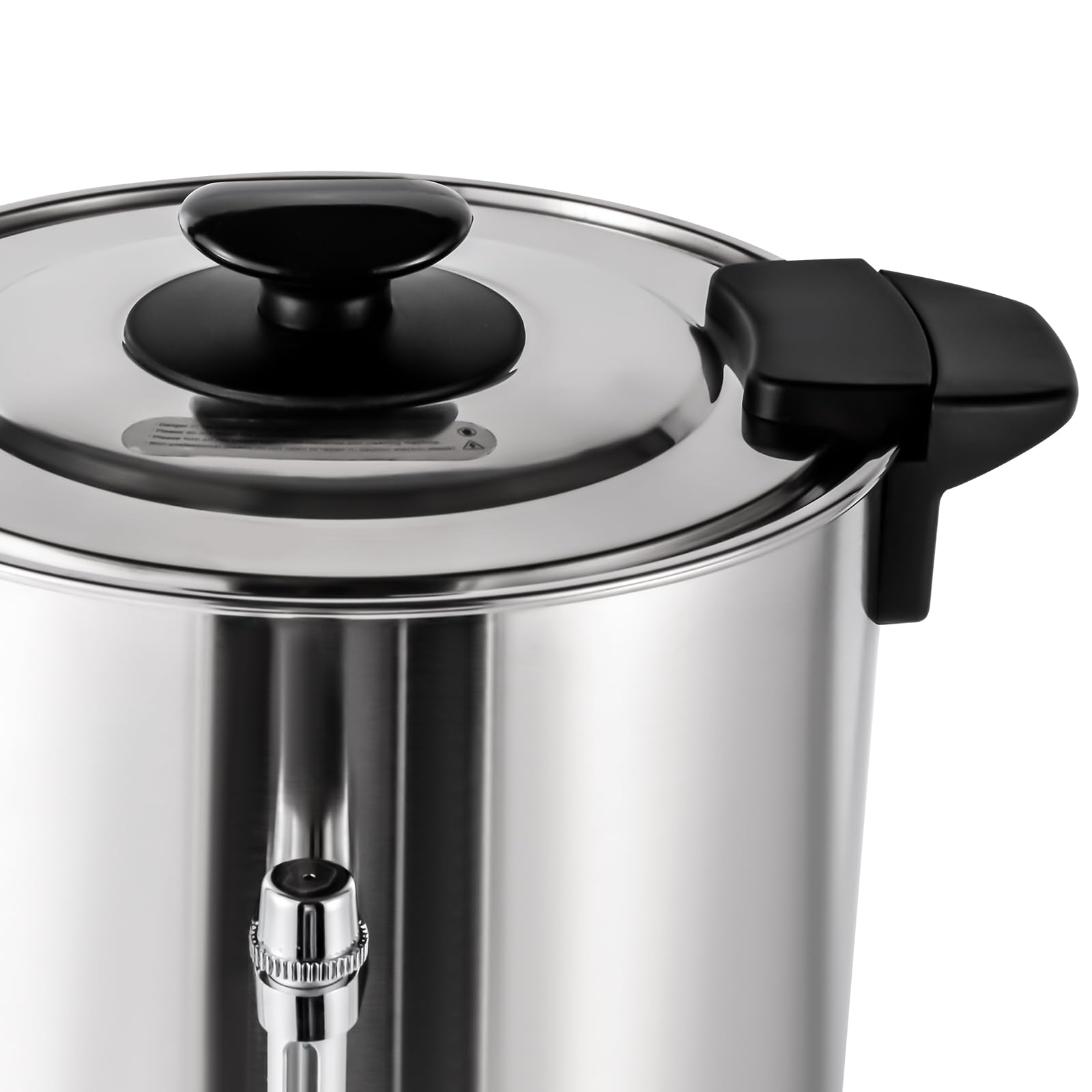 Commercial Grade Stainless Steel 68-Cup (10L/2.64gal) Coffee Urn with Percolator - Large Capacity Coffee Maker & Hot Water Dispenser for Home, Office, Wedding, Catering, and Events - Perfect for Parties, Banquets, and Hospitality Use