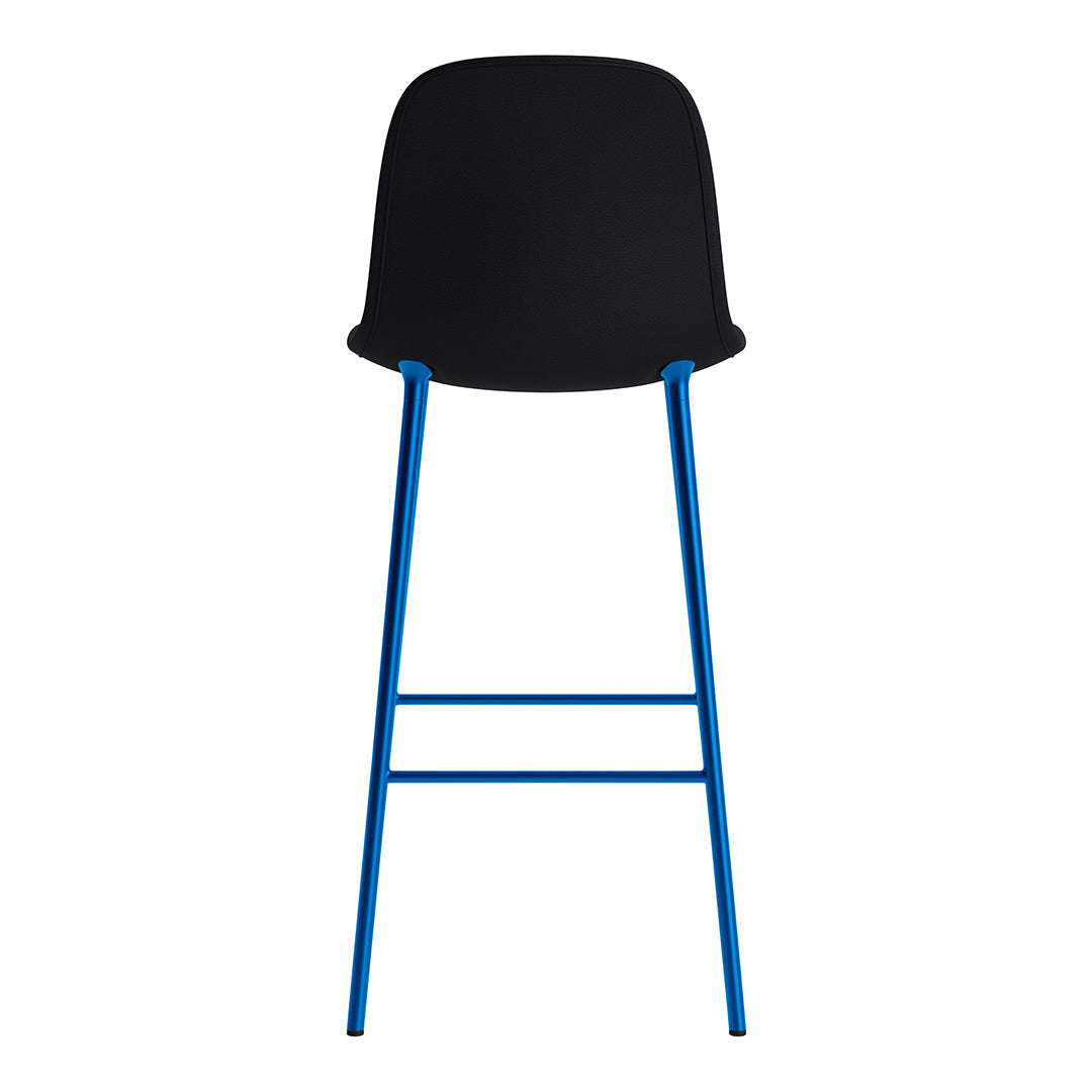 Modern Form Bar Chair - Fully Upholstered Counter Stool with Comfortable Seat - Perfect for Kitchen Islands, Breakfast Bars & Home Bars