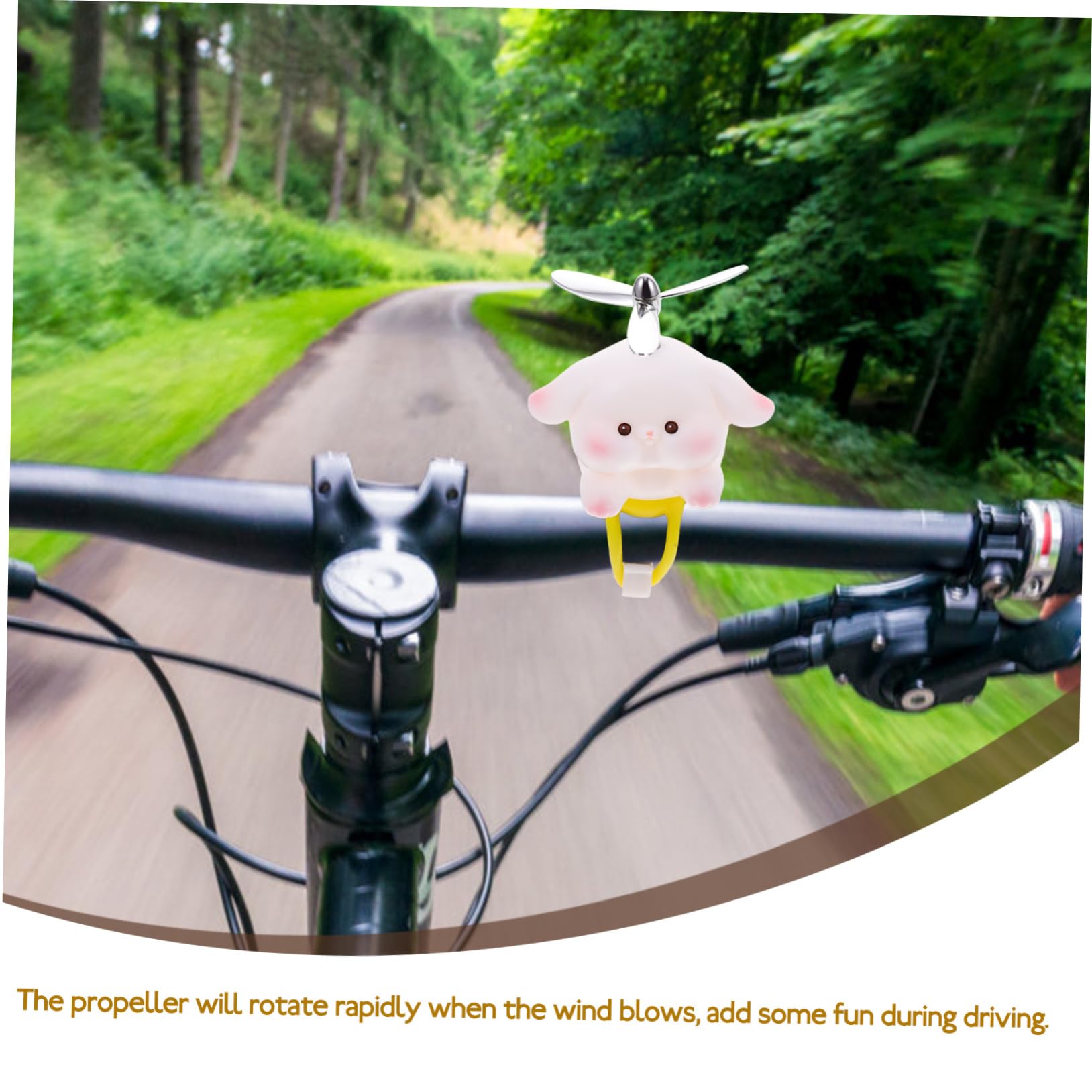 HANABASS Doll Ornaments - Cute White Vinyl Car Mirror Accessories & Bike Decorations - Perfect for Car Interior Styling and Motorcycle Customization