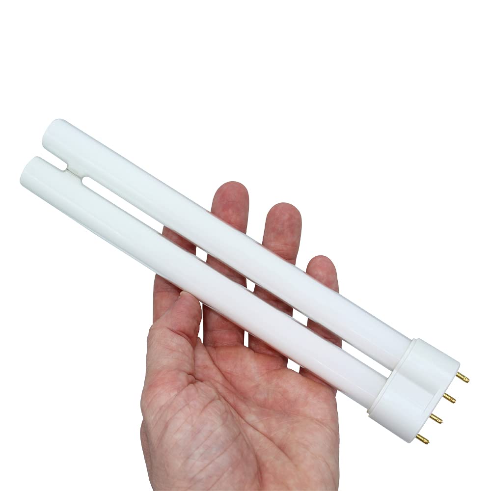 Lumenivo 18W PL Bulb 2G11 Base 4 Pin Replacement for OttLite T18330 - 3000K Warm White Light Bulbs (2 Pack) - Ideal for Table Lamps, Floor Lamps, Task Lighting in Home Office, Reading Nook & Craft Room