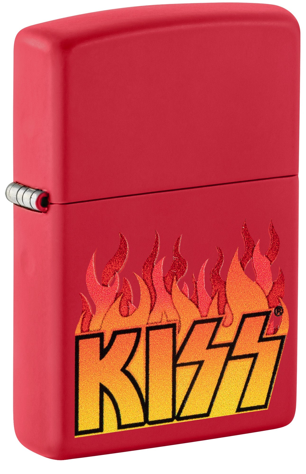 Kiss Flames Red Matte Lipstick - Long Lasting, Highly Pigmented Lip Color for Women | Perfect for Parties, Date Nights & Special Occasions