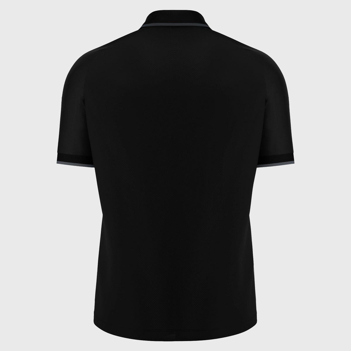 Macron Barbarians Rugby Poly Polo Shirt - Black - 2025 Edition | Performance Rugby Jersey for Training & Matches