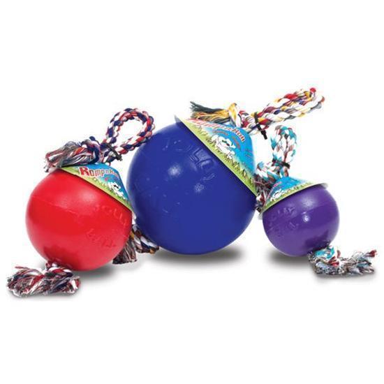 Jolly Pets Romp N Roll Dog Toy - Durable Chew Toy for Large & Small Dogs - Interactive Fetch & Tug-of-War Game - Perfect for Indoor & Outdoor Playtime