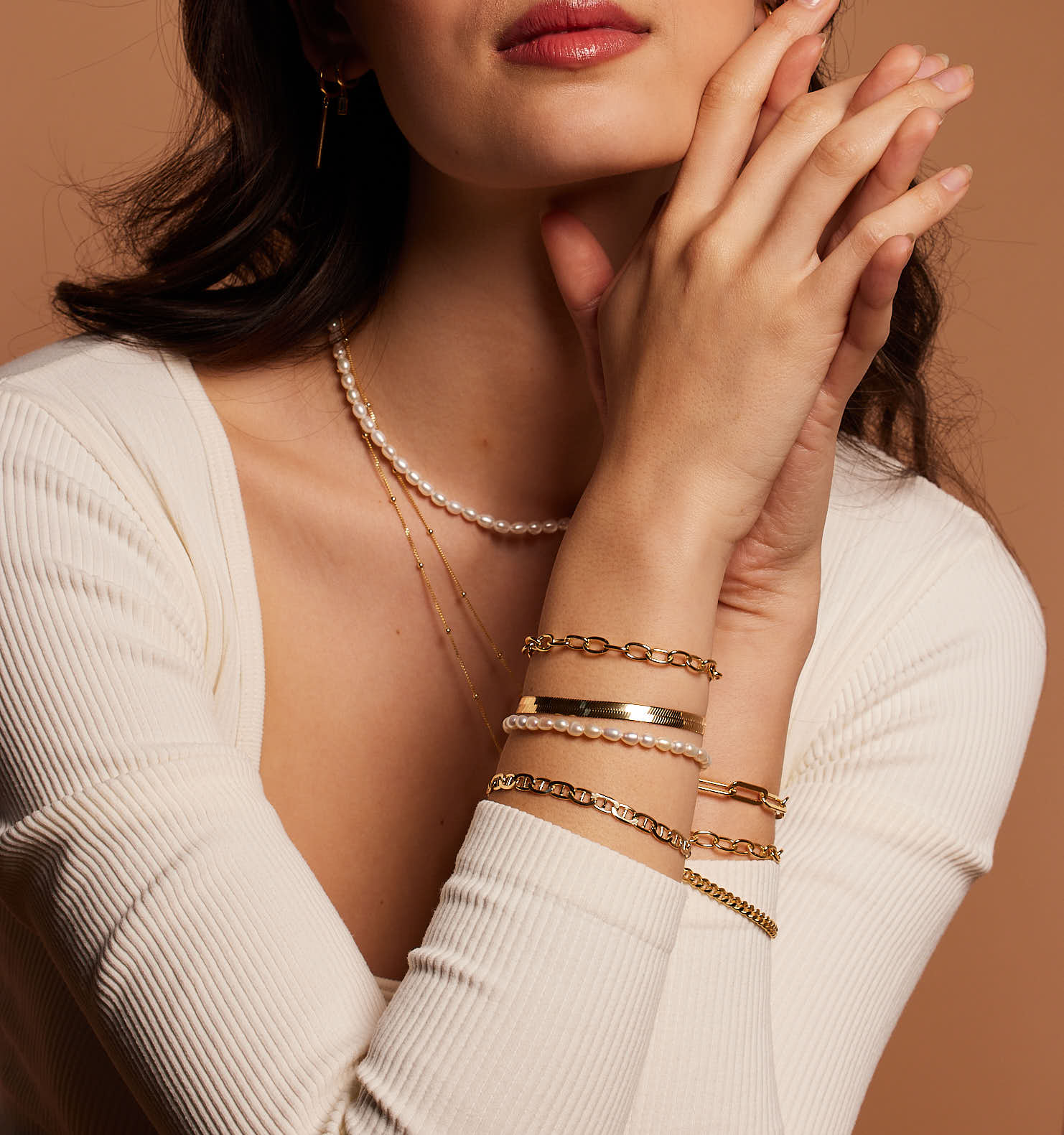 Stylish Cable Chain Bracelet for Women - Trendy Gold & Silver Jewelry Gift for Her - Perfect for Everyday Wear, Parties & Special Occasions