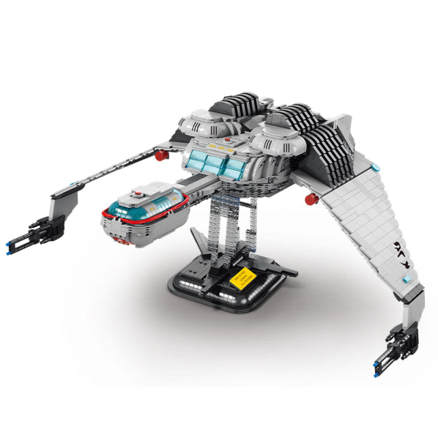 MOYU BLOCK Spacecraft Building Blocks - N.S.S Enterprise Tlhincan Beast Model Kit for Kids & Adults | STEM Educational Toy | Creative Gift for Sci-Fi Fans & Collectors | Perfect for Home Decor, Birthday Presents & Space-Themed Play