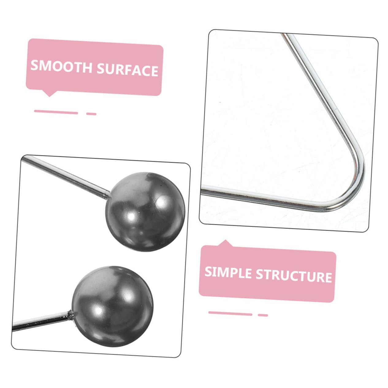 IPetBoom 2 Pairs Metal Dimple Maker Clip - Cheek Trainer for Natural Dimples, Facial Exercise & Smile Enhancement (Alloy Black) | Perfect for Beauty Enthusiasts & Cosplay Makeup