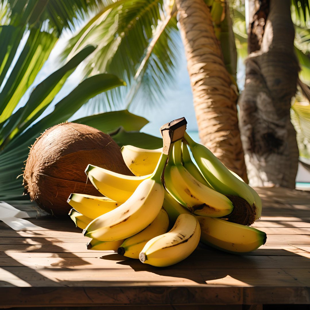 Premium Banana Coconut Fragrance Oil - Natural Scented Oil for Candles, Soaps & Diffusers - Relaxing Tropical Aroma for Home & Spa
