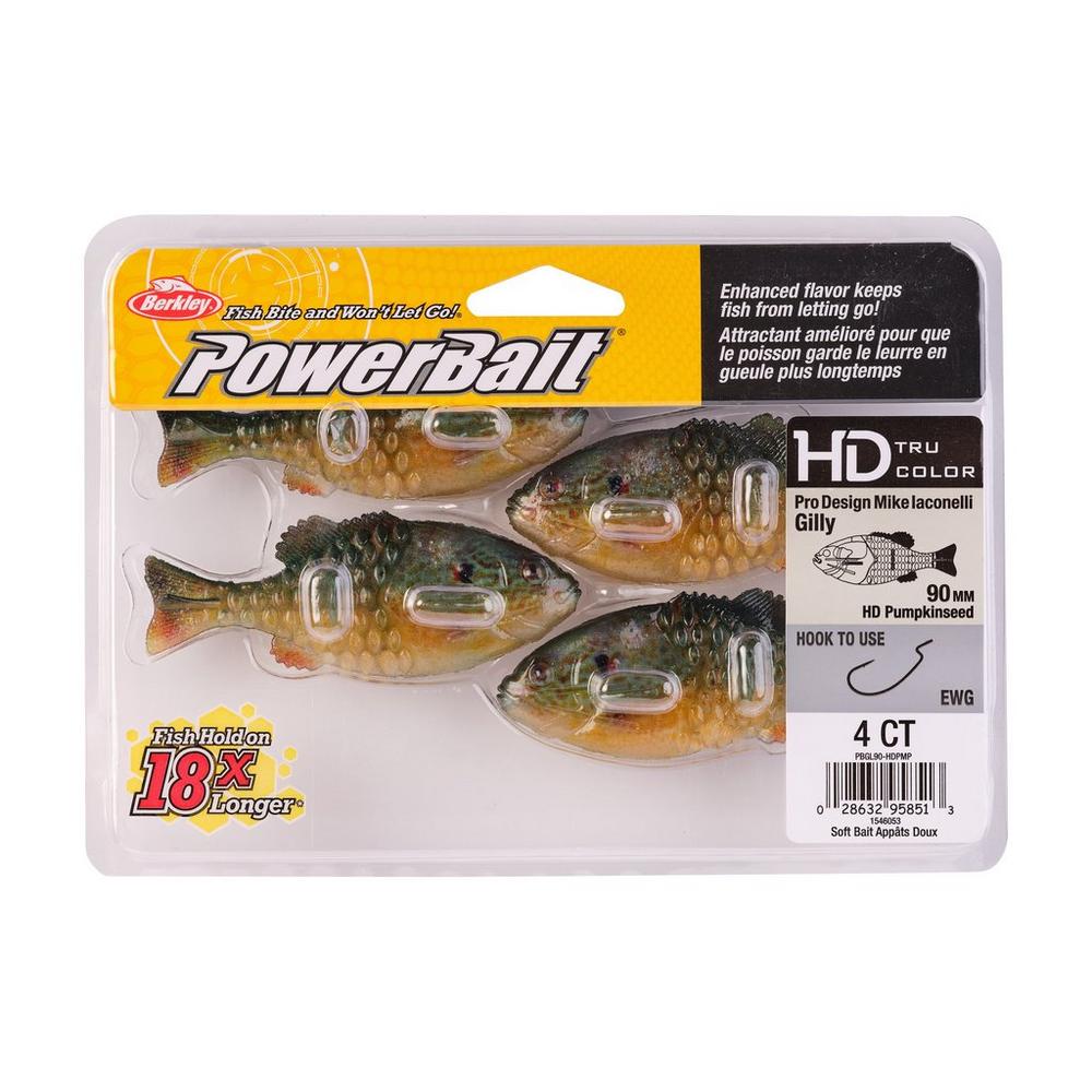 Berkley PowerBait Gilly Swimbait Fishing Lure - Designed by Mike Iaconelli - Perfect for Bass, Trout, and Freshwater Fishing