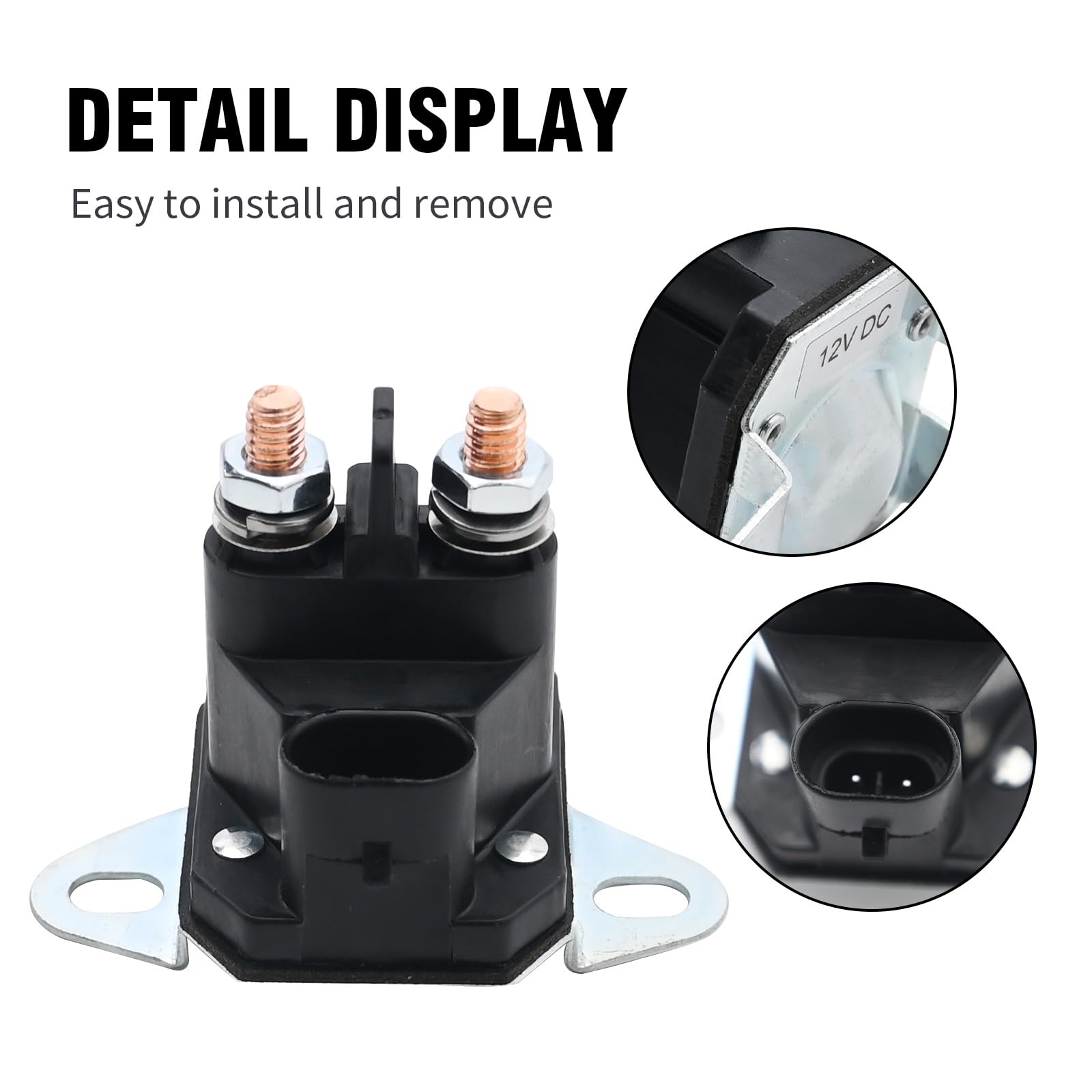Ariens Gravely Zoom Ikon ZTX ZT XL Zero Turn Mower Starter Solenoid Relay Replacement (04781700) - Compatible with Lawn Mowers, Tractors & Outdoor Power Equipment