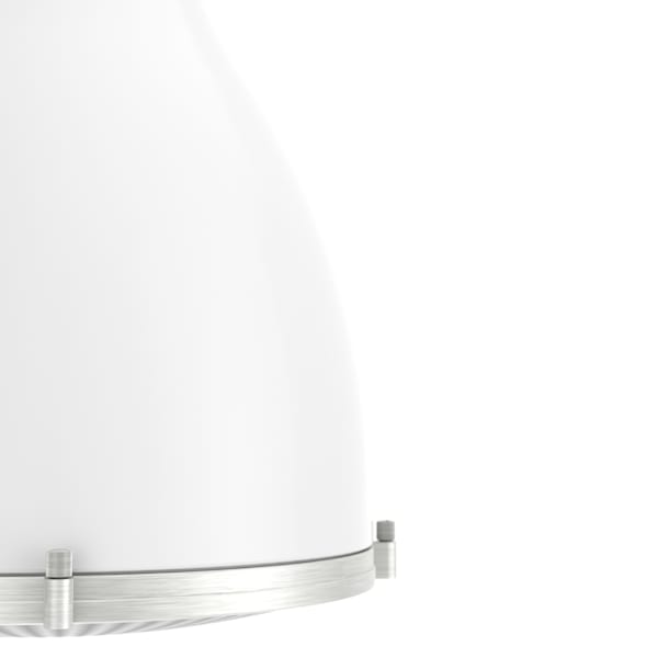 Hunter Bluff View 3-Light 14-Inch Pendant Lighting Fixture in Fresh White - Modern Ceiling Light for Kitchen, Dining Room, or Living Room